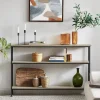 SoBuy Sidebord, Vitrineskab, Hall møbel, Skænk, FSB49-PZ