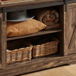 SoBuy Skab til sko med 1 dør i træ 120x39.5x70.5cm, moderne FSB60-N