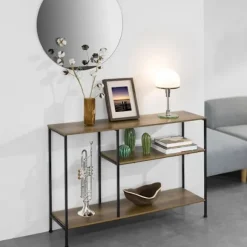 SoBuy Slankt Konsolbord – Smalt Sidebord, Entré Møbel, Stue Sofabord FSB35-PF
