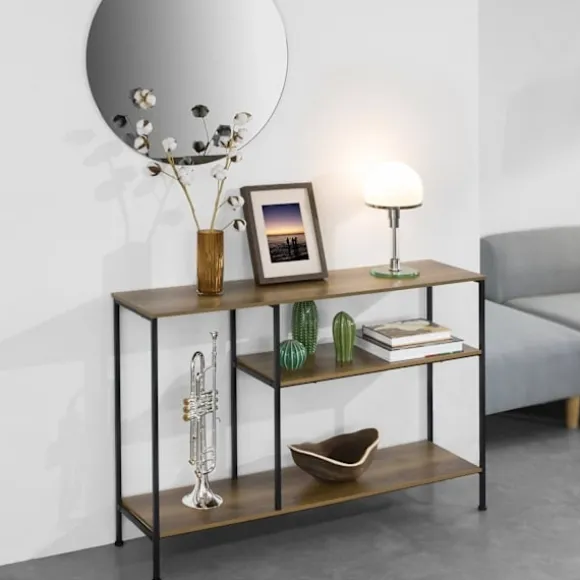 SoBuy Slankt Konsolbord – Smalt Sidebord, Entré Møbel, Stue Sofabord FSB35-PF