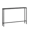 SoBuy sort entrékonsol med udtrækkelig og pladsbesparende og nem at samle 120x20x80cm, moderne