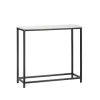 SoBuy sort entrékonsol 80x29.5x74.5cm, vintage FSB29-SCH
