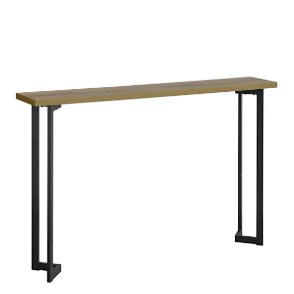 SoBuy sort entrékonsol 119.5x19.5x75cm, industriel FSB50-PF