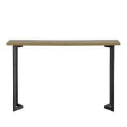 SoBuy sort entrékonsol 119.5x19.5x75cm, industriel FSB50-PF