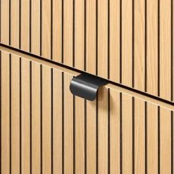 SoBuy træ skoskab med 2 døre 90x24x88.5cm, moderne FSR203-N