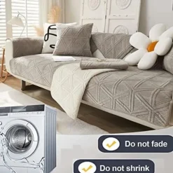 Sofa / Sovesofa Betræk, Sofa Betræk L Form/U Form/Hjørnesofa 3/2/1 Personers, Sofa Kastetæppe, Varmt Super Blødt Velour Sofa Beskyttelsestæppe Gray 70*150cm | Fyndiq