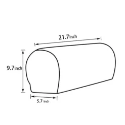 Sofa armlænbeskyttere til lænestole, sofaer, skridsikker lænestol, 2 stk./sæt, fleece premium, strækbar stol sofa armlænbeskytter strækpasform