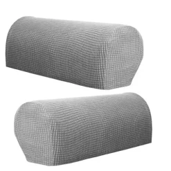 Sofa armlænbeskyttere til lænestole, sofaer, skridsikre lænestole, 2 stk./sæt, fleece premium, strækbare stol sofa armlænbeskytter strækpasform