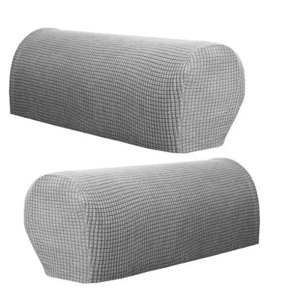 Sofa armlænbeskyttere til lænestole, sofaer, skridsikre lænestole, 2 stk./sæt, fleece premium, strækbare stol sofa armlænbeskytter strækpasform