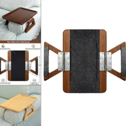 Sofa Armlæns Clip On Bakke 1x Bærbart Bord Tv Bord Til Morgenmad TY