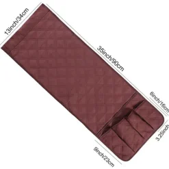 Sofa Armlænsorganisator med 5 lommer - Hængende opbevaringspose [BT] Coffee