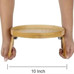 Sofa Bakke Bord Sofa Armlæn Clip-on Bakke Naturlig Bambus Sofa Bakke Praktisk Tv Snack Bakke Til Remo