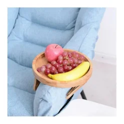 Sofa bakke bord sofa armlæn klemme på bakke træ sofa bakke praktisk tv bakke til fjernbetjening kaffe