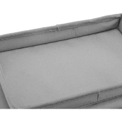 Sofa Bakke Bordklemme til Sidebord, Sammenklappeligt Sofa Armbordsbord Aftagelig Armlænsbakke til Spisning og Drikning grå-FM- gray