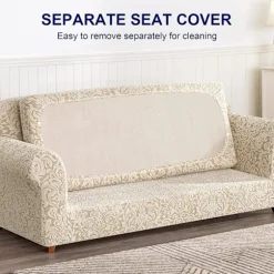 Sofa Betræk Sofa Betræk 2-delt Jacquard Damask Betræk med Se