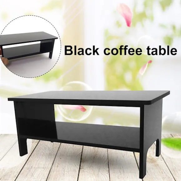Sofa Bord Model Bred Anvendelse Yndig Akryl Dukkehus Sort Sofabord Til Ornament