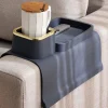 Sofa Kopholder Bakke, Silikone Anti-Spild og Anti-Skrid Sofa Drikkeholder, Stærk og Vægtet Telefon/Fjernbetjening/Snacks Sofa Kopholder