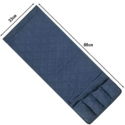 Sofa lænestol armlænsorganisator skridsikker caddy taske til sofa lænestol opbevaringstaske til telefon bøger magasiner tv-fjernbetjening blue