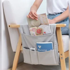 Sofa lænestol organizer, fjernbetjeningsholder, sofa armlæns caddy