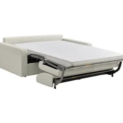Sofa med sovesofa i stof