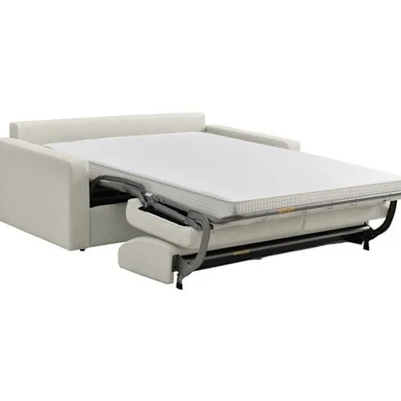 Sofa med sovesofa i stof "Diana" - Soveplads 140 cm - 3 pladser - Beige beige