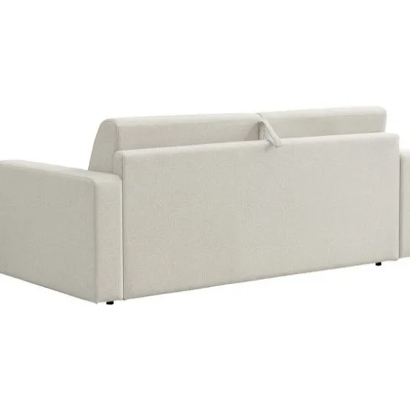 Sofa med sovesofa i stof "Diana" - Soveplads 140 cm - 3 pladser - Beige beige