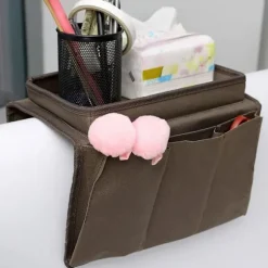 Sofa Organizer Bakkeholder Sofa Armlæn Opbevaringspose med Kop DXGHC