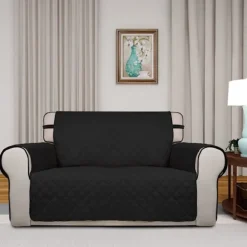 Sofa Overtræk Vendbar Vandtæt Quiltet Kast Pet Protector Sofa Overtræk