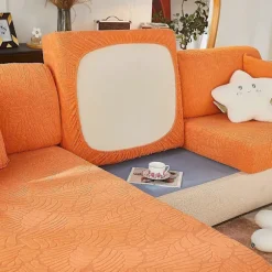 Sofa Siddehynde Betræk Stretch Sofa Betræk, 1 Sæde, L Formet Chaiselong Møbelbeskytter