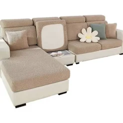 Sofa Siddepude Betræk Stretch Sofa Betræk, 1 Sæde, L-formet Chaiselong Møbelbeskytter