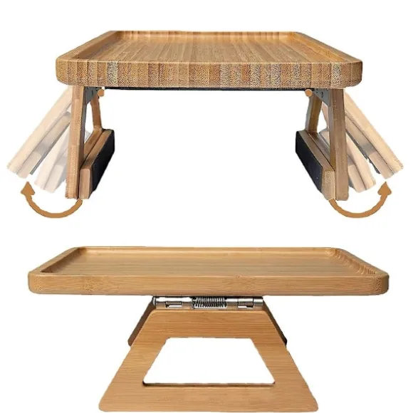 Sofaarmstøtte Klemmebakke Armlænsbakke Bærbart Bord Sidebord Sofabord Sofabakke Til Muffin Kaffe-XF32-