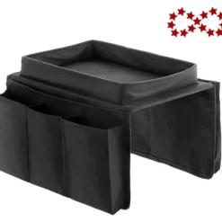 Sofabakke Armlæn Bakke Organizer Sort