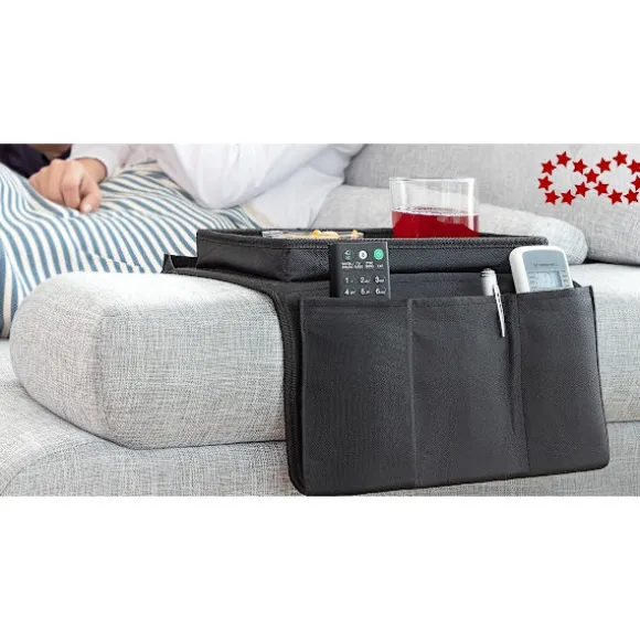 Sofabakke Armlæn Bakke Organizer Sort