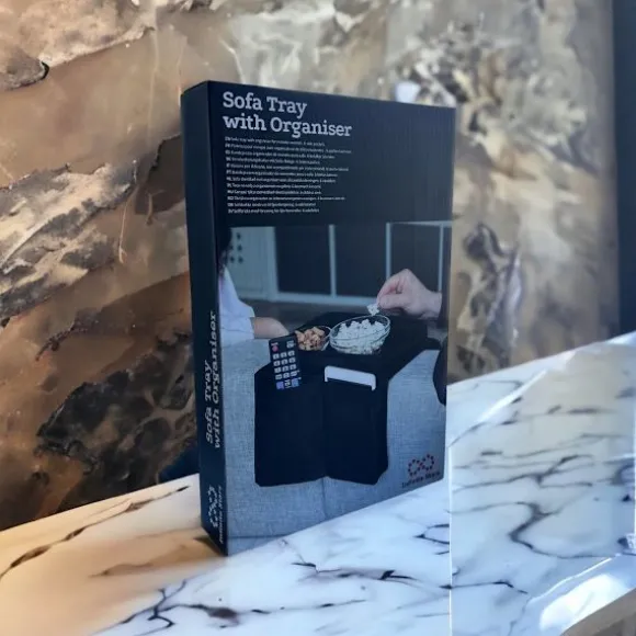 Sofabakke Armlæn Bakke Organizer Sort