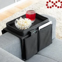Sofabakke Armlæn Bakke Organizer Sort