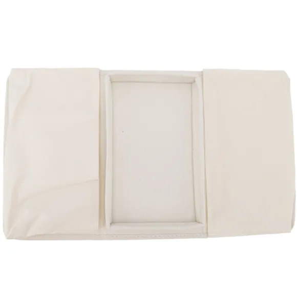 Sofabakke Foldbar Arm Opbevaringsholder Bord 600D Oxford Klud Sidelommer til Sofa Beige