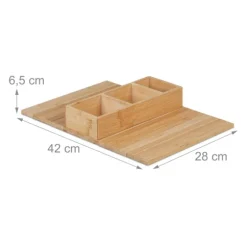 Sofabakke i bambus med 3 rum