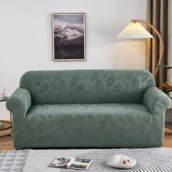 Sofabetræk - Jacquard - 2 Personers - Lilla - Elastisk - Moderne