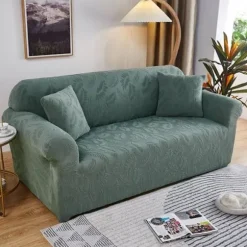 Sofabetræk - Jacquard - 2 Personers - Lilla - Elastisk - Moderne