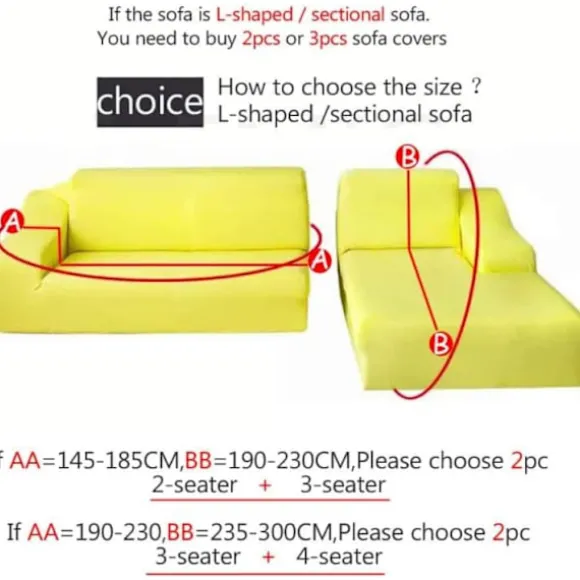 Sofabetræk 3-personers L-form Universal Sofakast, Blød Spandex, Skridsikker, Vaskbar, Elastisk Rem Sofabeskyttelse, Strækbar Sofabetræk Red Single seat (90–110 cm) | Fyndiq