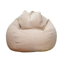 SofabetrækHelt nyt Ekstra Stort Sækkestole Sofa Betræk Indendørs Lazy Lounger Til Voksne Børn Hotsale! 90 * 110cm Khaki