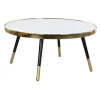 Sofabord - Glam - Guld - Spejlstål - 82,5 cm