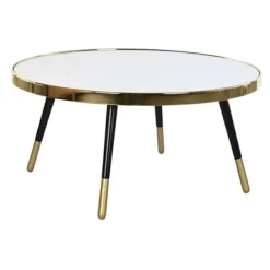 Sofabord - Glam - Guld - Spejlstål - 82,5 cm