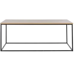 Sofabord - Urban Natural - Guld Canvas - Paulownia - 110 cm