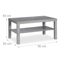 Sofabord i beton look