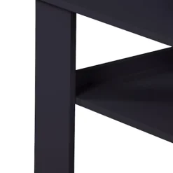 Sofabord med nederste hylde – Moderne design, nem rengøring