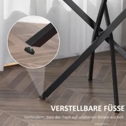 Sofabord Rundt Glasbord, Sort, Sidebord Med Sikkerhedsglas & Metalstel, 80X80X75 Cm