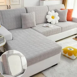 Sofahynde Betræk, Strækbart, Elastisk Hyndebetræk, Sofahyndebetræk, Universal Sofahyndebetræk, Sofahynde Sofabetræk Gray Backrest size L