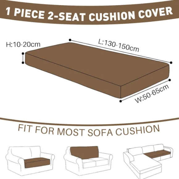 Sofahynde Betræk, Strækbart, Elastisk Hyndebetræk, Sofahyndebetræk, Universal Sofahyndebetræk, Sofahynde Sofabetræk Gray Backrest size L