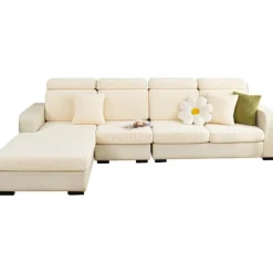 Sofahyndebetræk, Universal Stretch Sofabetræk L Form, Hjørnesofabetræk, Sofahyndebeskytterbetræk (Produkt som vist på Figur 3)